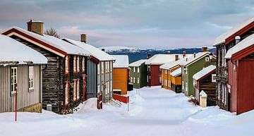 L'hiver à Røros, Norvège sur Adelheid Smitt