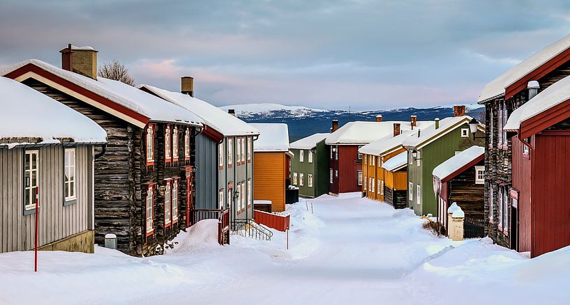 L'hiver à Røros, Norvège par Adelheid Smitt