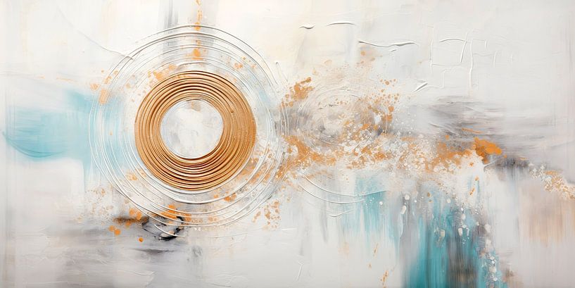 ABSTRAKTE KUNST Unter dem Schleier der Zeit von Melanie Viola