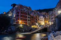 Riomaggiore in het avondlicht