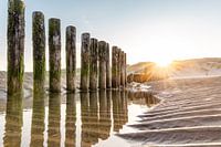 Lever de soleil sur la plage de Hollum