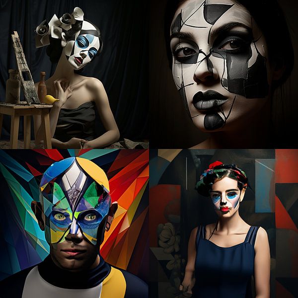 Les masques de l'âme par Artforyou  werk van Henk Adriani