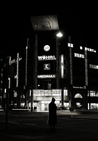 Magdeburg by night by Heiko Kueverling