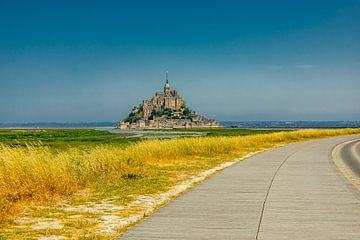 Excursie naar de toeristische trekpleister in Normandië - Le Mont-Saint-Michel - Frankrijk van Oliver Hlavaty