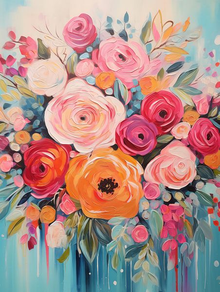 Flowers abstract by Bert Nijholt
