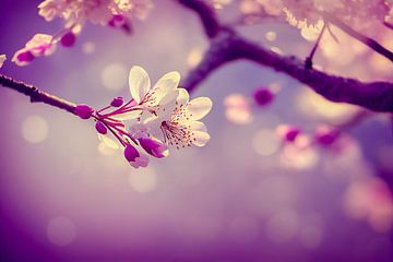 Kersenbloesem in de lente Illustratie van Animaflora PicsStock