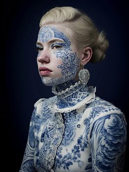 The Girl With The Delft Blue Tattoo