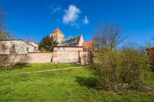 Blick auf die Nikolaikirche in der Hansestadt Rostock