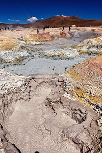 Die Schlammvulkane und Fumarole des Altiplanos in Bolivien