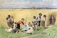 Der Weg zur Schule, Emile Claus von Bridgeman Masters Miniaturansicht