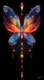 colourful symmetrical figure by Gelissen Artworks