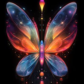 colourful symmetrical figure by Gelissen Artworks
