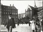 View of Dam Square in Amsterdam, George Hendrik Breitner by Masterful Masters thumbnail