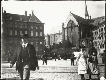 View of Dam Square in Amsterdam, George Hendrik Breitner