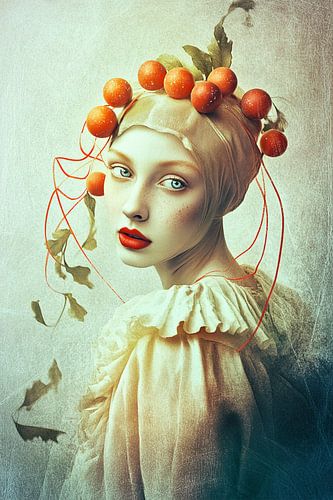 The Silent Jester – vrouwelijk portret in fine-art stijl