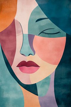 Play of colours of silence by Poster Art Shop