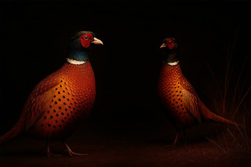 Pheasants by Bert Quaedvlieg
