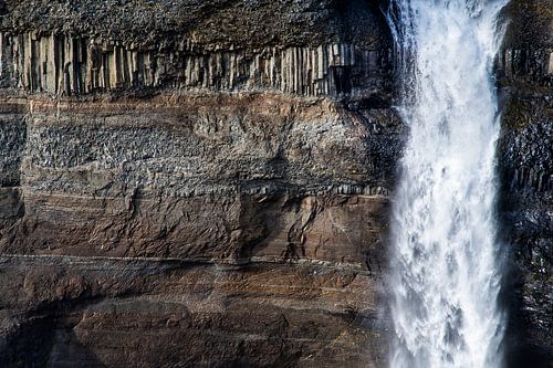 Details waterval Háifoss