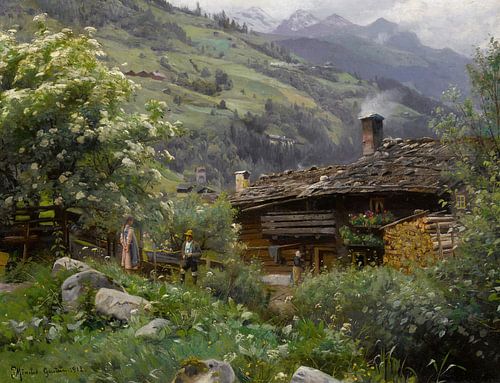 A Cottage In Gastein, Austria, Peder Mørk Mønsted