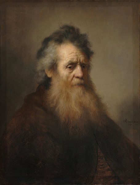 Porträt eines alten Mannes, Rembrandt von Rembrandt van Rijn