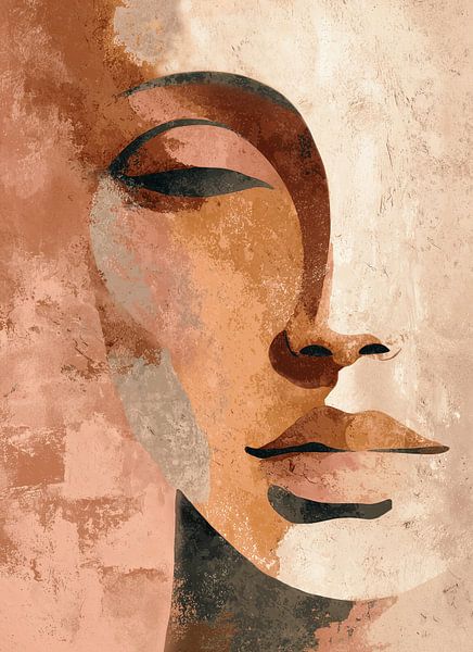 Silence of a face by Color Square