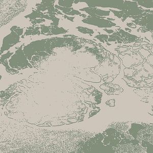 Nō - Bubbling water forms a pattern of our brain