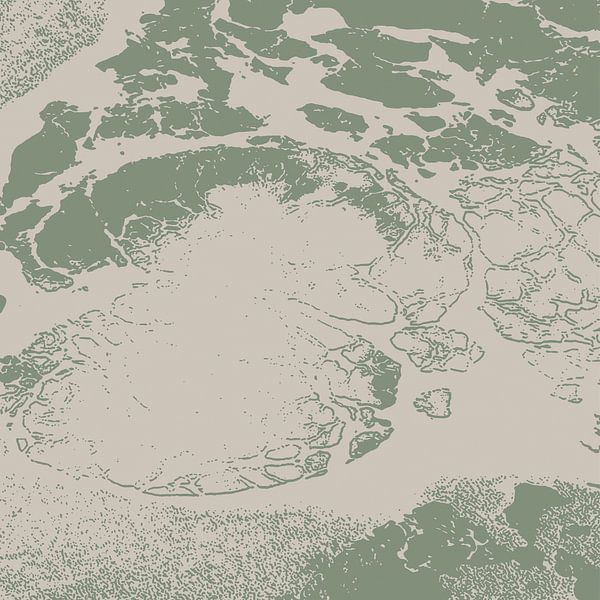 Nō - Sprudelndes Wasser bildet ein Muster unseres Gehirns von Buro JEB ~ Studio NotARTificial