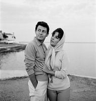 Liz Tayler and Eddie Fisher