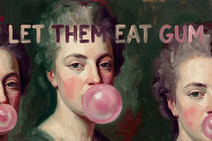 Marie Antoinette Bubble Gum Statement Expressionismus
