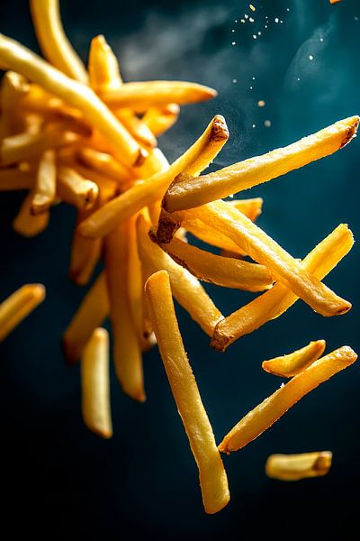 Crispy chips in the air by Poster Art Shop