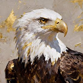 Weißkopfseeadler 1 - Wächter der Höhen von Johannas Art Creations