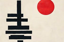 Abstract composition with sun by Poster Art Shop