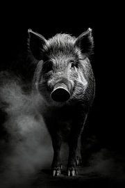 Wildschwein von Poster Art Shop