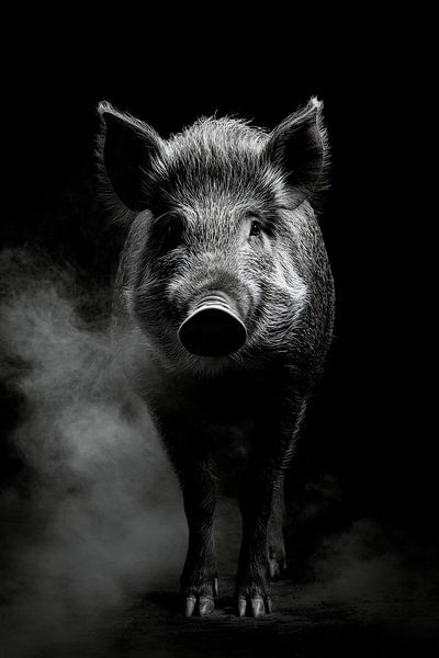 Wild boar by Poster Art Shop