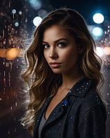 potrait nuit bokeh