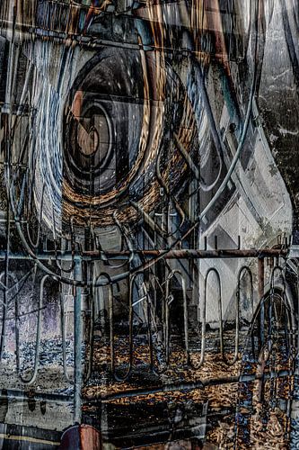 Abstracte architectuur - op het balkon