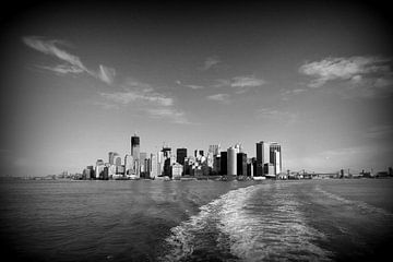Skyline Manhattan New York van Bo Wijnakker