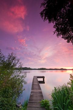 Summer evening at Lake Paterswoldse by robert wierenga