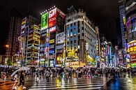 Japan - Rainy Tokyo by night. by Thomas van der Willik thumbnail