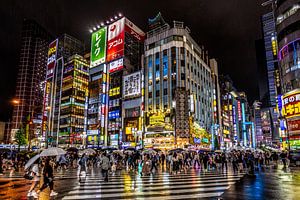 Japan - Rainy Tokyo by Night.
