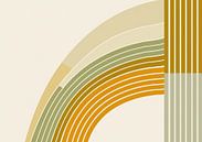 Bauhaus Japandi Abstract | Modern abstract van Kunst Kriebels thumbnail