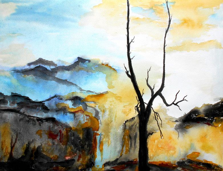 Landscape by Eberhard Schmidt-Dranske