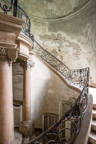 Ingangsportaal van een Oost-Europese villa