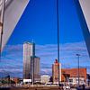 Erasmusbrug en Kopvan Zuid, Rotterdam. van George Ino
