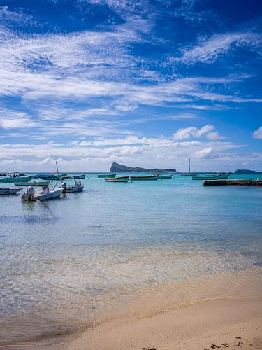 Mauritius - Blick vom Strand in  Cap Malheureux