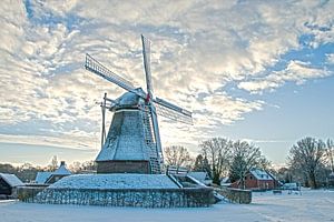 Mühle im Winter
