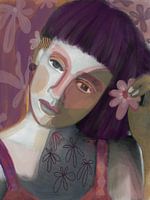 Fille de fleur