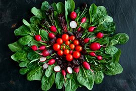 Couronne de légumes sur Poster Art Shop