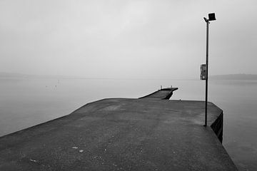 Footbridge with lantern by Heiko Westphalen