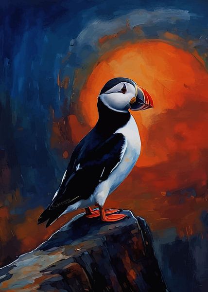 Atlantic Puffin Bird by MIROKKU
